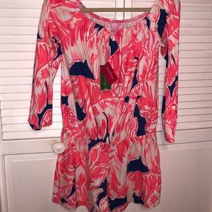 NWOT Lilly Pulitzer off the shoulder romper